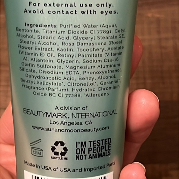 Sun + Moon Nice To Mask You 10 Min Clay Mask 5.1 fl oz NEW Unwind Undo Detoxify - Picture 8 of 8